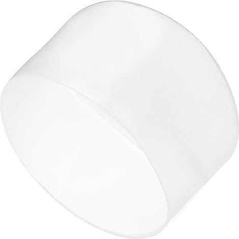 2Pcs Embouts en Caoutchouc 70mm ID Couvercle de Capuchon de Boulon de Tube Rond en Vinyle, Protecteurs de Filetage de Vis, Clair (1/5)