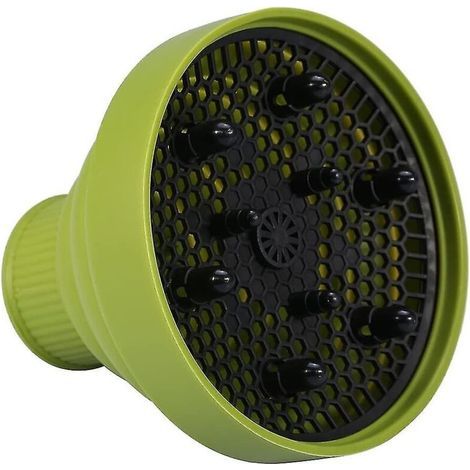 Silicone Hair Dryer Diffuser 1pc - Green (1/2)