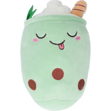 Niedliches Eiscreme-Plüschtier, weiches Kuschelkissen, Plüschtier für Kinder und Erwachsene, Grün, 24 cm (1/5)