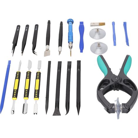 Kit d'outils de réparation électronique 18 en 1 : design antidérapant, prise en main confortable, pratique et flexible.