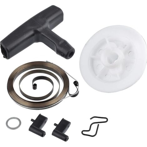Ensemble de poulie de Lanceur avec Ressort à cliquet pour Stihl 017 018 MS170 MS180 Tronçonneuse (1/5)