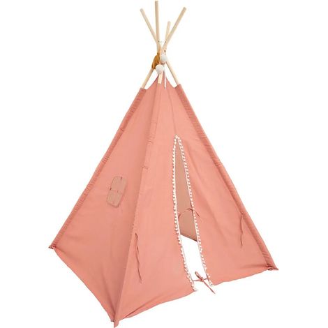 Tipi per bambini wapi 120x120x160cm terracotta - Atmosphera créateur d'intérieur (1/5)