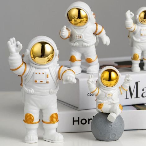 Figurine d'astronaute en résine, ornement de table A (1/3)