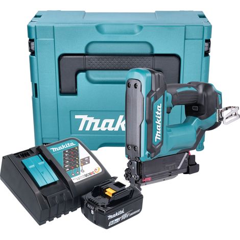Makita DPT 353 RT1J Akku Stiftnagler 18 V 15 - 35 mm + 1x Akku 5,0 Ah + Ladegerät + Makpac