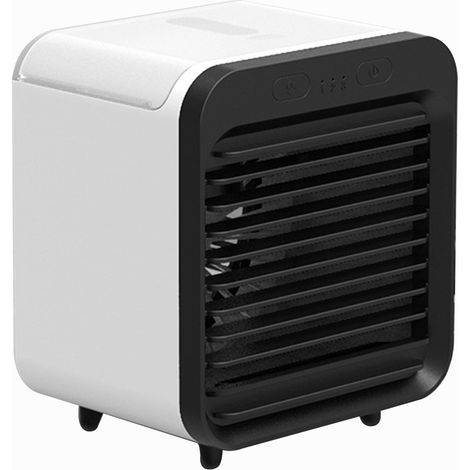 Mini ventilatore con funzione di climatizzazione, umidificatore e purificatore d'aria. (1/5)