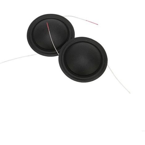 bobine vocale de tweeter de haut-parleur Bobine vocale de Tweeter, 2 pièces, Film de dôme de remplacement en aluminium (1/5)