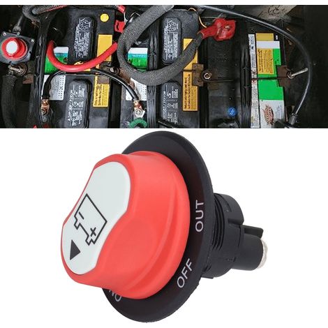 Interrupteur rotatif d'alimentation pour batterie 50 A CC 50 V (1/5)