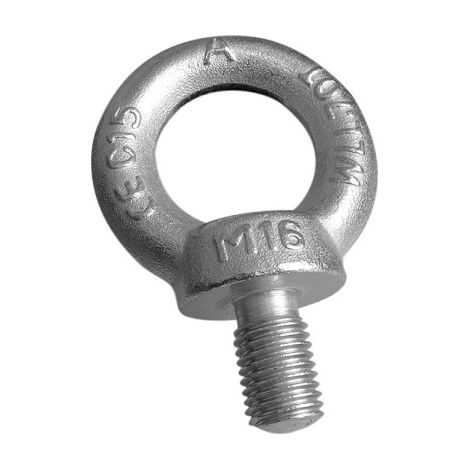 Boulon à œil galvanisé DIN580 162MM - SRU M16 (1/2)