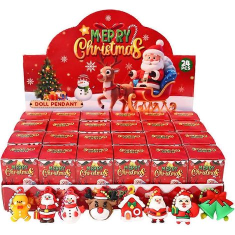 Calendrier de l'Avent pour les décorations de Noël : découvrez chaque jour une boîte cadeau surprenante et faites le compte à rebours sur votre bureau. (1/5)