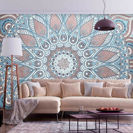 Fotomurale adesivo - Oriental Circle - 98x70 (1/4)