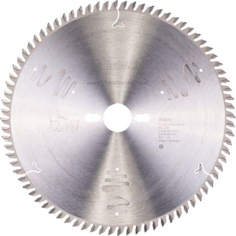 Bosch – Lame de scie circulaire 250 mm – Alésage 30 mm – 80 dents carbure pour panneaux stratifiés – Coupe nette et confortable (1/5)