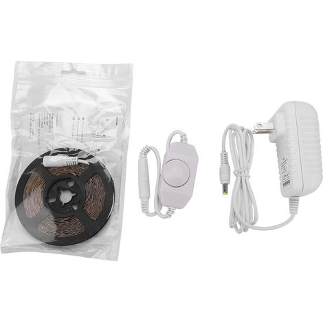 13ft Ruban LED SMD240 Barre Lumineuse Miroir Coiffeuse Lampe Maquillage Flexible Kit Prise US (1/5)