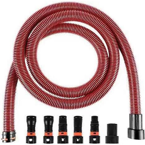 Kit de tuyau d'aspiration de poussière pour aspirateurs domestiques et d'atelier 500 cm (1/5)