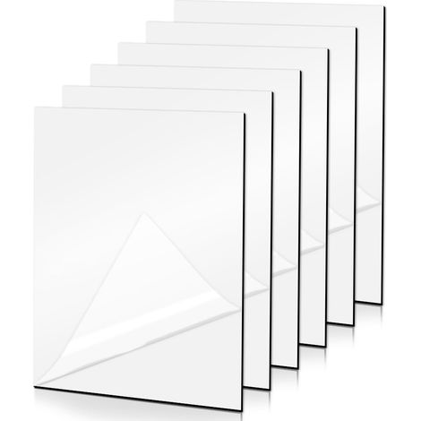 6 pièces Plaque de Gravure Laser, Plaque en plastique 30 x 20 cm, Plaque en plastique pour Laser Gravure, Plaques de Gravure Gravables pour DIY Bricolage Découpe, Plaquette de Nom, Porte d (1/5)