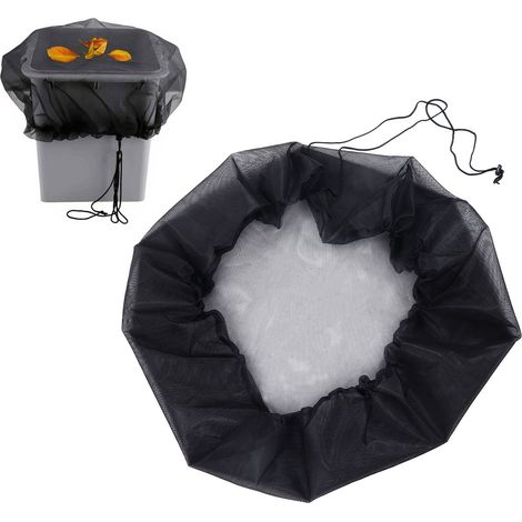 Couvercle de réservoir d'eau, protection pour réservoir d'eau, filtre pour seau d'eau de pluie de jardin, protection contre les feuilles et les insectes (1/5)