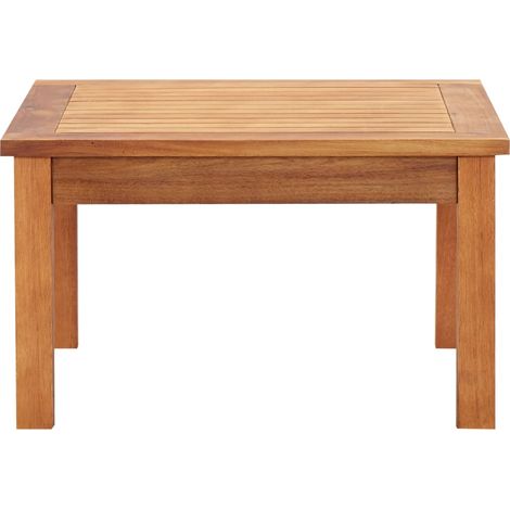 Table basse de jardin,Table d'extérieur 60x60x36 cm Bois solide d'acacia CFW45676 (1/5)