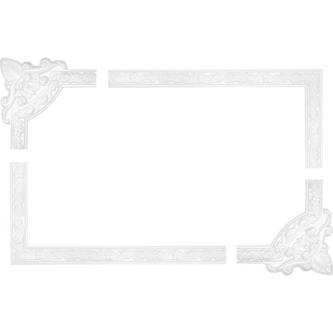 Cornice di parete e soffitto fregio stucco telaio resistente agli urti AC207: Nastro piatto AC207  9.30 €/m (1/4)