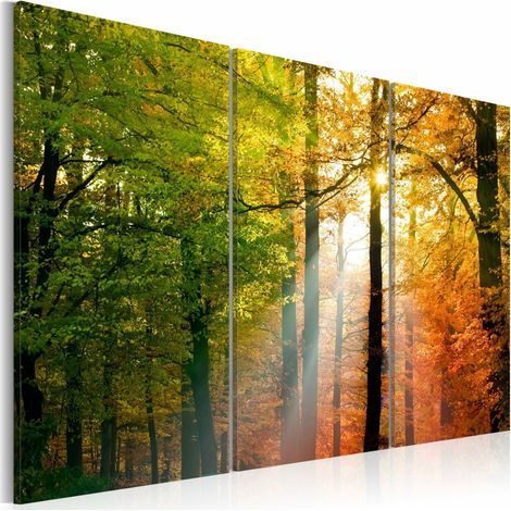 Tableau forêt d'automne - 90 x 60 cm (1/4)