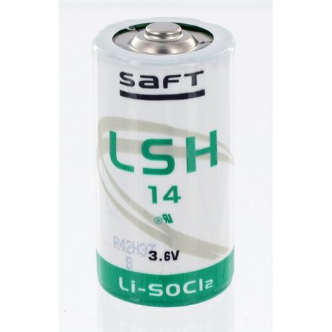 Pile Lithium Saft 3.6V 5.8Ah LSH14 format C + fils
