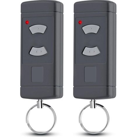 2-teilige Garagentor-Fernbedienung für Hörmann HSE2-40, HS4-40, HSM4-40, kompatibel mit Hörmann, graue Tasten, 40,685 MHz Garagentor-Fernbedienung (1/5)