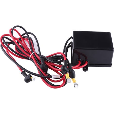 Treuil à câble d'acier 12 V 4000 lb (4,8 mm x 15 m) - Exclusivité entrepôt à l'étranger (Produit personnalisé) (1/5)
