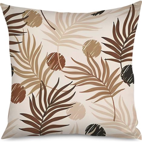 Housse de Housse Coussin Géométrique Noir et Blanc Déco (1/5)