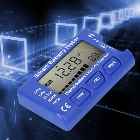 Testeur de capacité de batterie numérique intelligent 5 en 1 avec écran LCD (1/5)