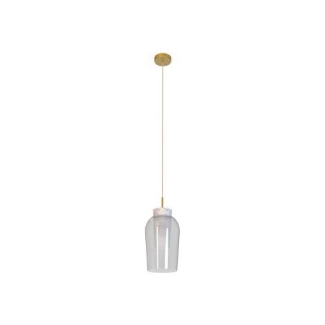 Mantra Lámpara de Techo Colgante Nora E27 el Champ - blanco/madera, negro/mármol, oro/blanco (1/4)
