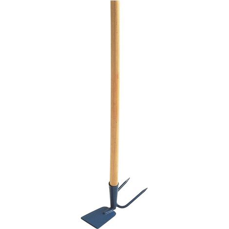 Zappino bioclimatique avec tête carrée et manche en bois 120 cm