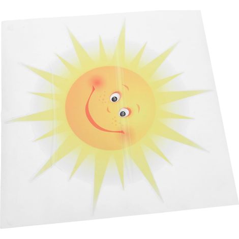 Sticker mural soleil BESPORTBLE autocollant amovible en PVC (1/5)