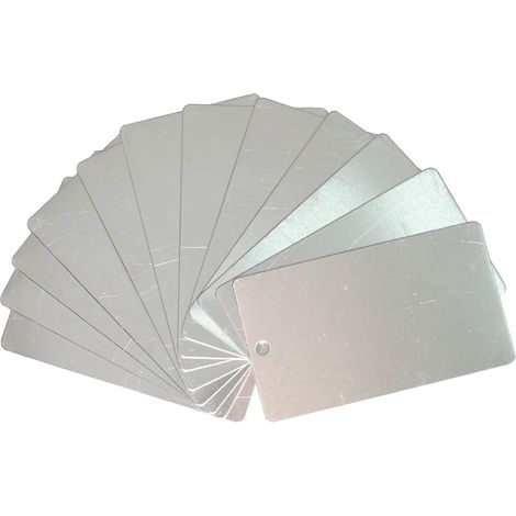 Lot de 25 plaques en aluminium pour plantes et arbres - Étiquettes (1/5)