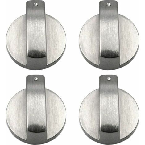 4 pièces bouton cuisinière boutons de cuisinière à gaz boutons de cuisinière à gaz en métal bouton de cuisinière à gaz contrôle boutons de cuisinière en métal pour cuisine 6mm (1/4)