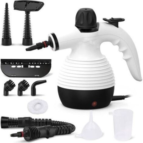 Ecleanfy-Nettoyeur vapeur portable multifonction avec 10 accessoires pour tapis, rideaux, canapés, cuisines, salles de bains et plus encore. (1/5)