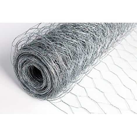 Chicken Wire Mesh Rabbit Animal Fence Green PVC Coated Steel Metal Garden Wire Mesh Netting Boundary Fencing Various 10m x 0.9m x 25mm (1/3)