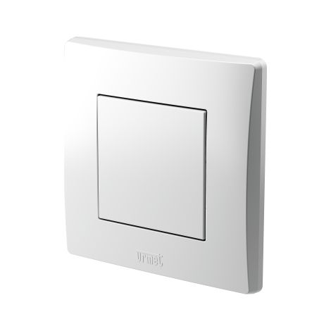 Yokis – Télécommande murale ultra plate avec sonde de température – 1 touche Zigbee – Émetteur multi-usages – Autonomie optimisée