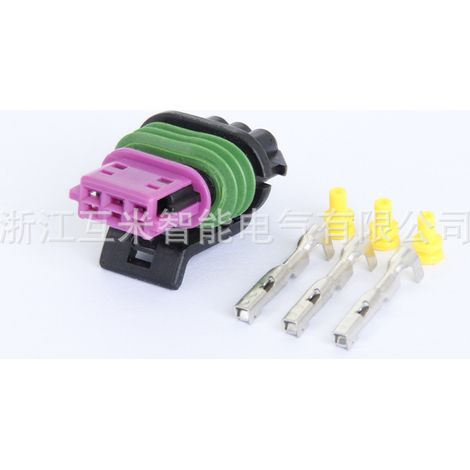 DJ7039YE-1.5-21 Automotive Ignition Coil Wiring Harness Plug Delphi Plug 15491547 (1/3)