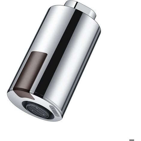 1 Robinet sans contact, capteur de mouvement, débit 0,07 l/s, batterie USB, salle de bain, cuisine, argent (1/4)