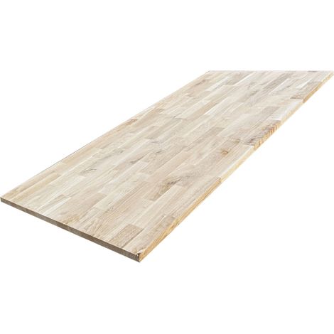 Plateau de Table Chêne Massif Abouté, L.160 cm x l.80 cm, Ep. 22 mm (1/5)