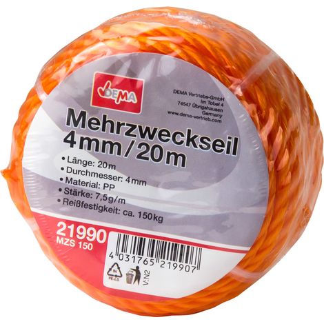 Mehrzweckseil Multifunktionsseil 4mm 20m MZS 150 Universalseil (1/3)