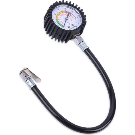 ZVD Manomètre numérique de haute précision pour pneus, manomètre numérique pour pneus, adapté aux voitures, camions, SUV et motos (1/4)