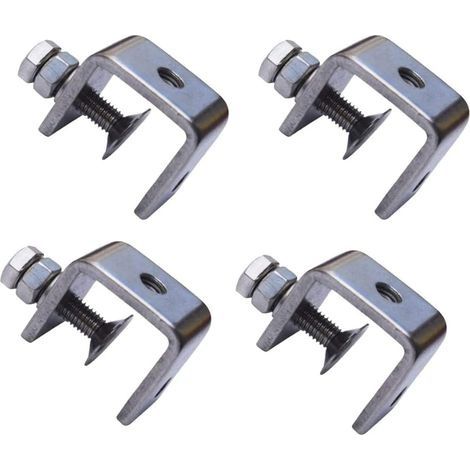 4 Pièces En Acier Inoxydable 304 Pinces En Forme De C étau Pinces Robustes à Bois Avec Une Large Ouverture De Mâchoire (1/5)