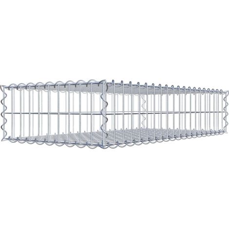 Gabiondeco - Gabion 100 cm x 20 cm x 50 cm (L x H x P). mailles 5 x 10 cm. Spirale - Made in Germany (1/5)