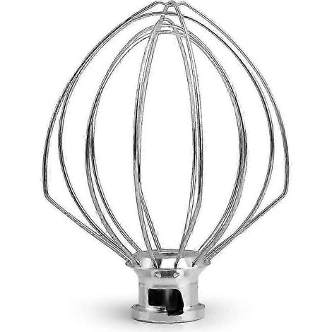 Fouet en acier inoxydable 5K452WW pour robot de cuisine KitchenAid 5KSM90-5KSM185ZY -NBB (1/5)