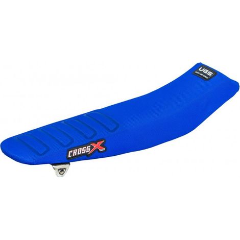 HOUSSE DE SELLE YAMAHA YZF 250-450 - WRF 250-450 - TOP BLUE- SIDE BLACK-STRIPES BLACK