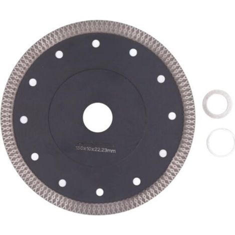 LAME DE SCIE CIRCULAIRE DIAMANTE ABRASIVE HAUTE RÉSISTANCE POUR LA COUPE DE CARREAUX DE MARBRE (150mm) (1/5)