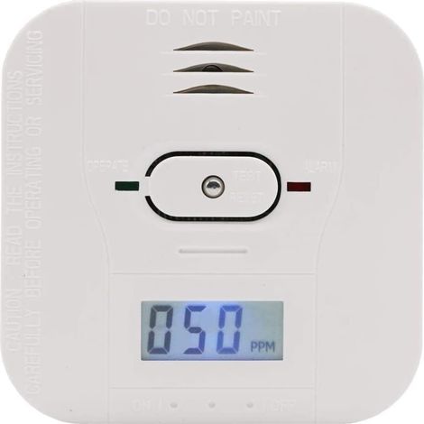 Kohlenmonoxidmelder Kohlenmonoxidmelder – 85 dB Alarm – Entspricht der Norm EN 50291 (1/5)