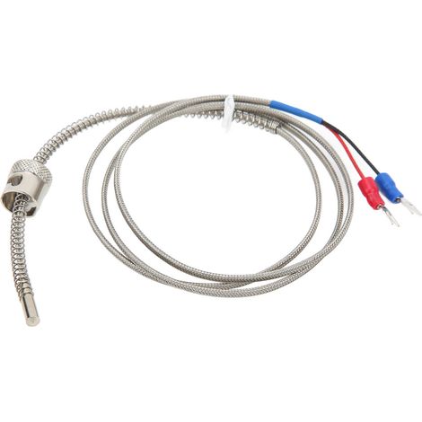 Thermocouple type K robuste, sonde de température haute résistance, anti-interférence et anticorrosion, câble de 1 mètre pour contrôleur. (1/5)