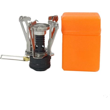 Réchaud à gaz portable de camping 3000 W, idéal pour les pique-niques et les repas en plein air. Réchaud pliable et compact. (1/4)