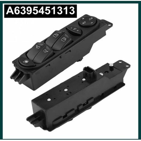 Interruptor regulador de control de elevalunas eléctrico principal, para Mercedes Benz Viano Vito W639 A6395451313 (1/5)