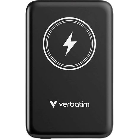 Verbatim Charge 'n' Go Magnetic Wireless Power bank 10000 mAh Ricarica rapida, Ricarica rapida 3.0, Consegna di potenza (1/5)